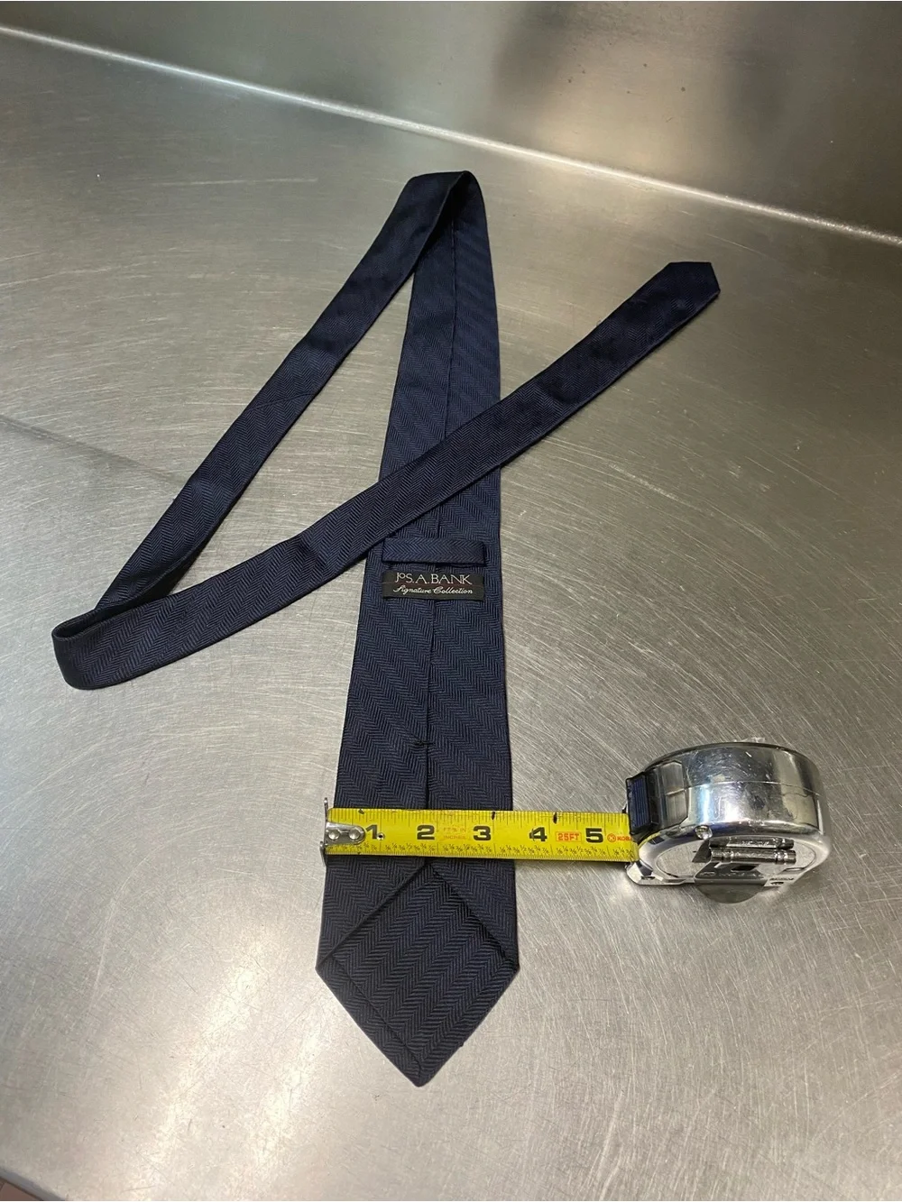 Jos. A. Bank Navy Herringbone Men's Tie